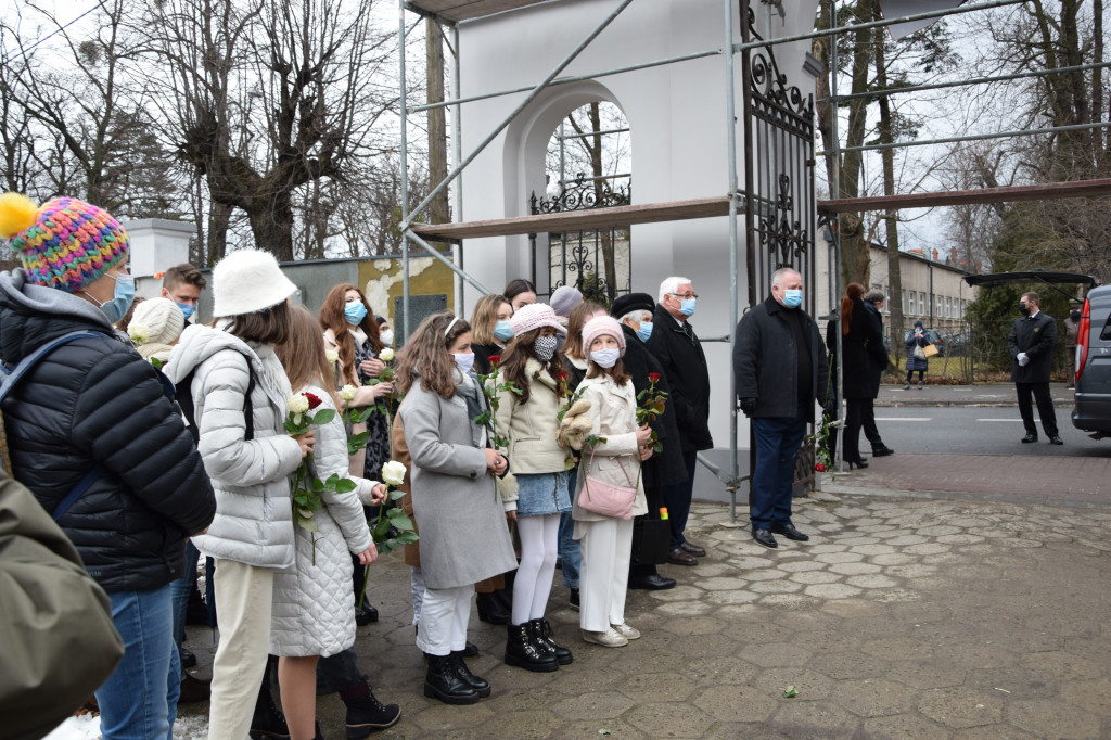 Pożegnanie Marii Koterbskiej na bielskim cmentarzu