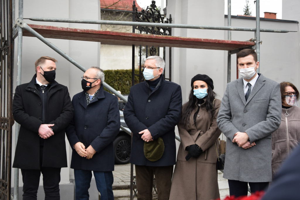 Pożegnanie Marii Koterbskiej na bielskim cmentarzu