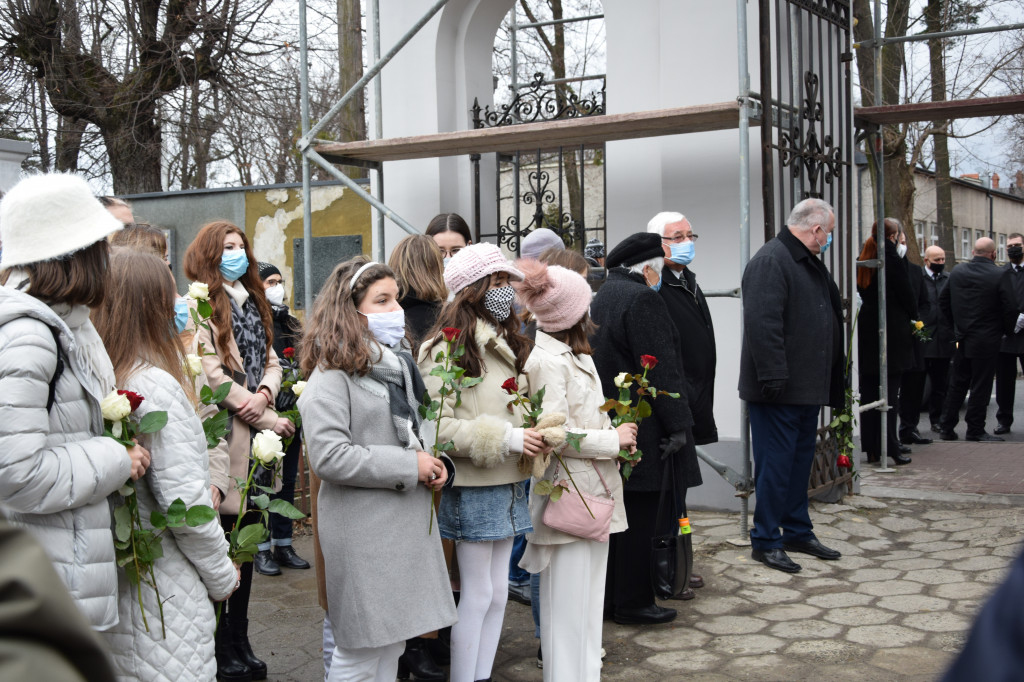 Pożegnanie Marii Koterbskiej na bielskim cmentarzu