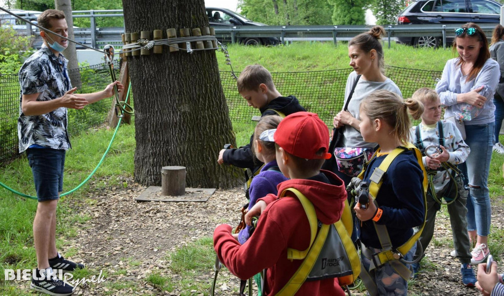 Piknik Hawajski w Parku Linowym