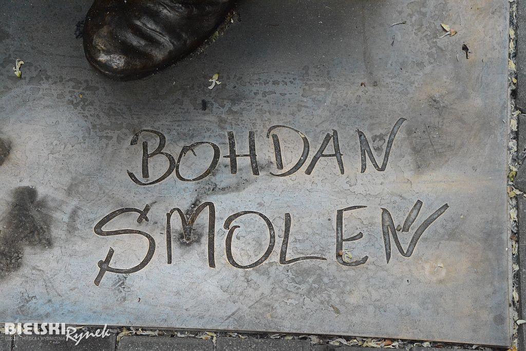 Na ławeczce z Bohdanem Smoleniem