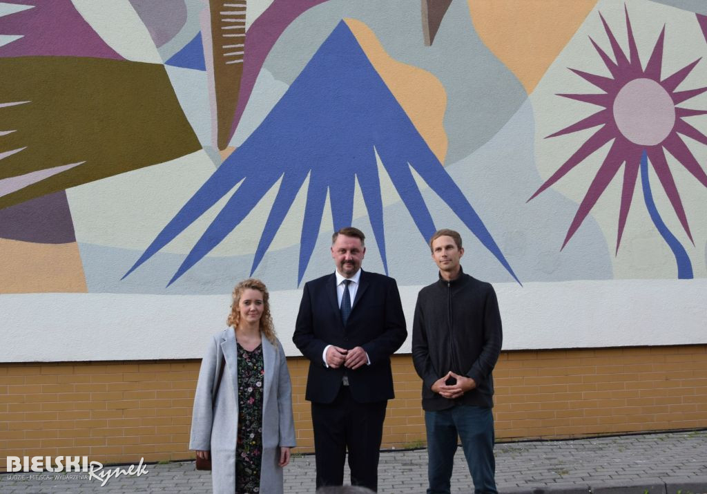 Mural na 70 rocznicę połączenia miast Bielska i Białej czeka na swoją nazwę