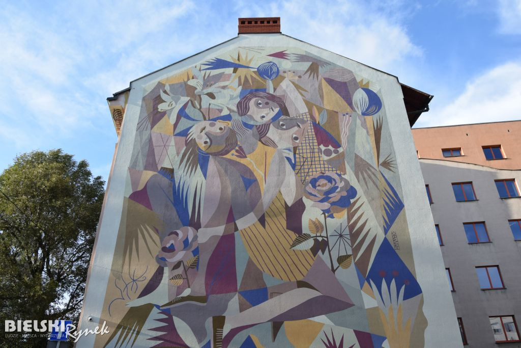 Mural na 70 rocznicę połączenia miast Bielska i Białej czeka na swoją nazwę