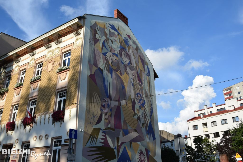 Mural na 70 rocznicę połączenia miast Bielska i Białej czeka na swoją nazwę