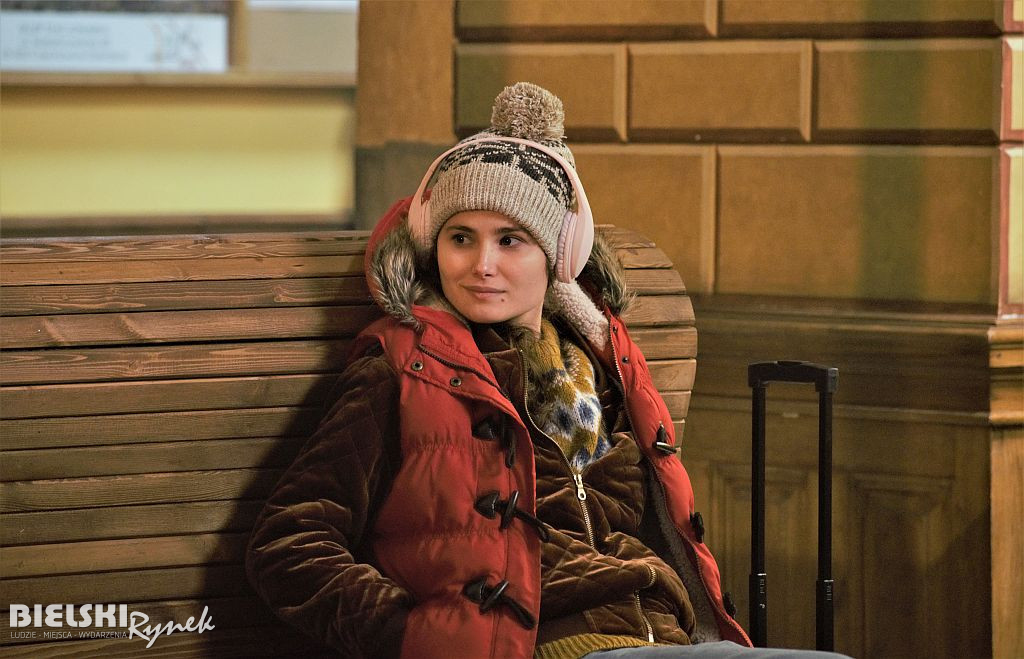 Uwierz w Mikołaja - Marta Lipińska na planie filmowym