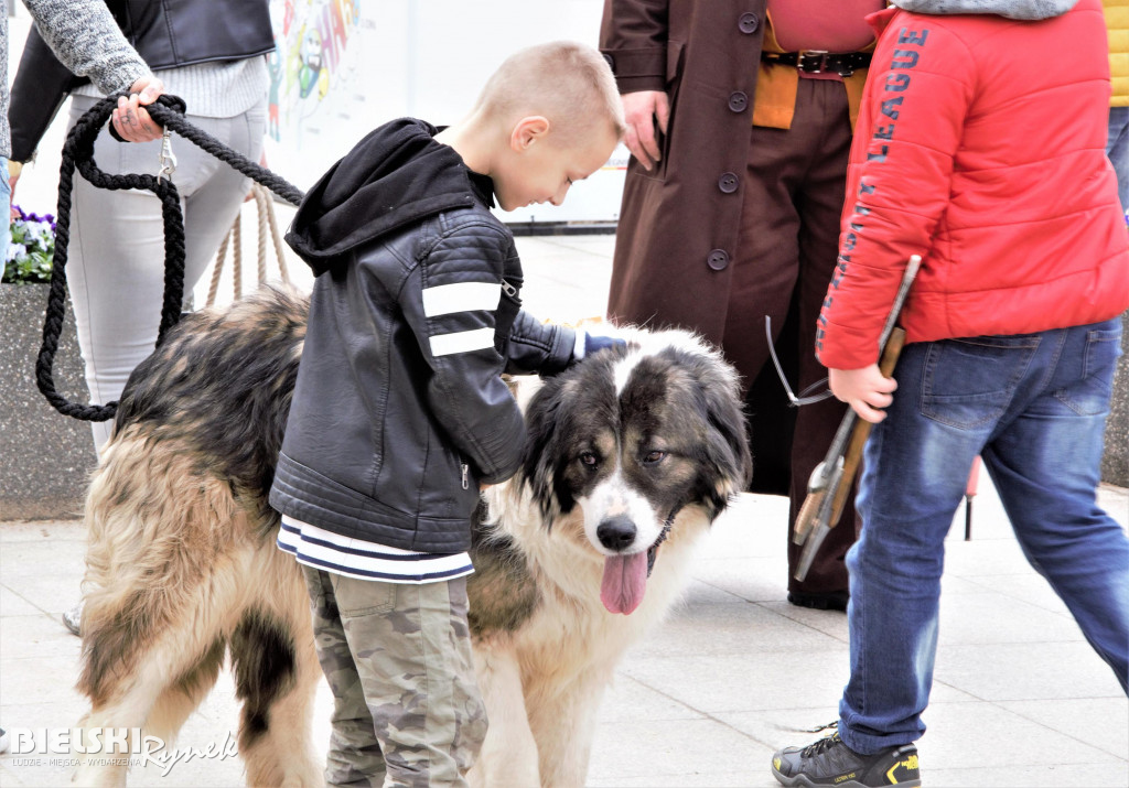 Wojownicy światów na marszu rekonstruktora