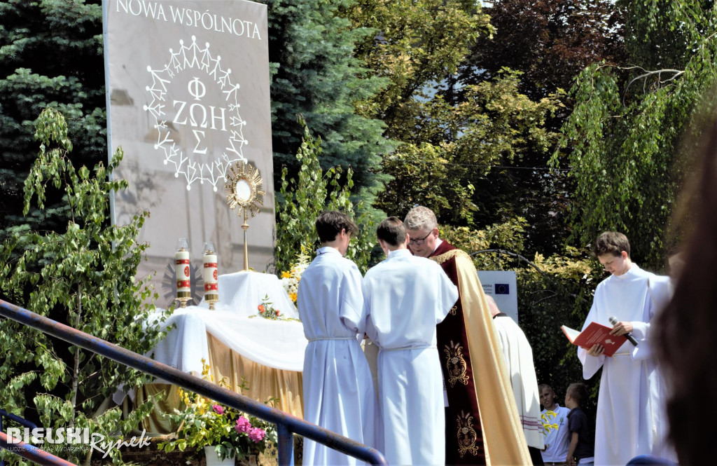 Procesja Bożego Ciała w parafii NSPJ w Bielsku-Białej
