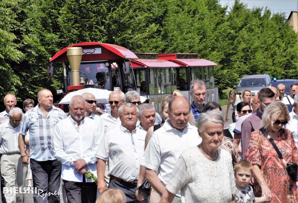 Procesja Bożego Ciała w parafii NSPJ w Bielsku-Białej