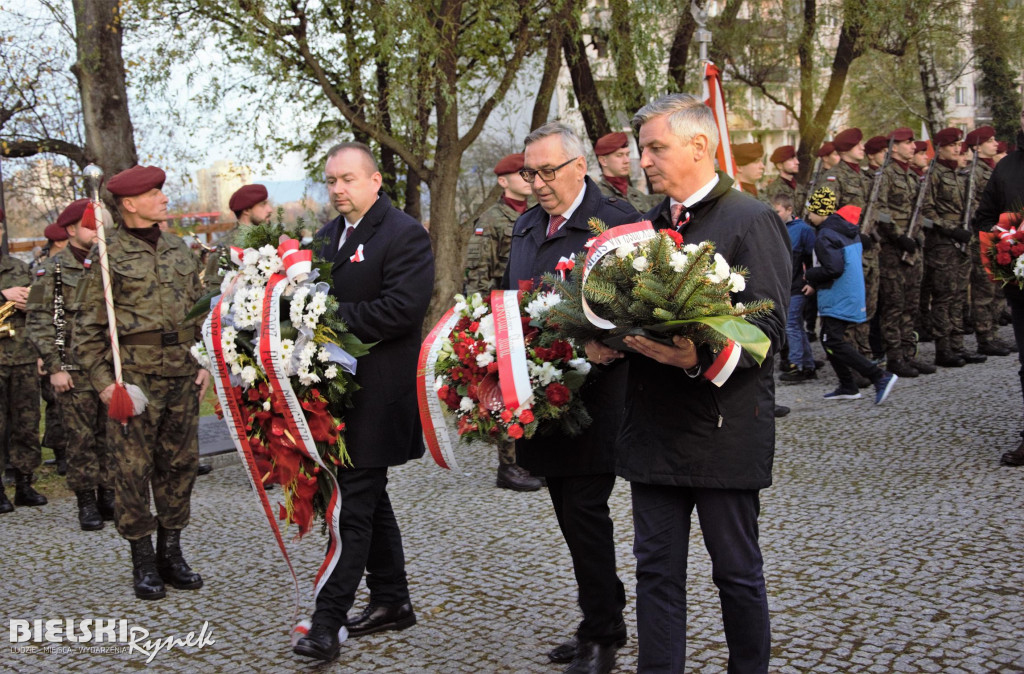 Cmentarz Wojskowy - 104. rocznica odzyskania Niepodległości