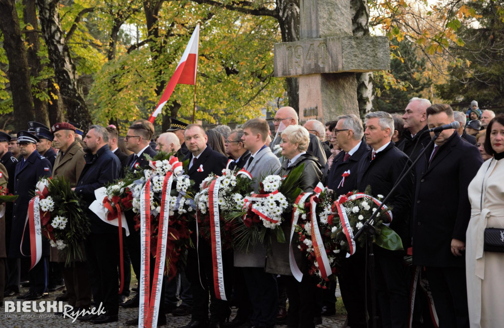Cmentarz Wojskowy - 104. rocznica odzyskania Niepodległości