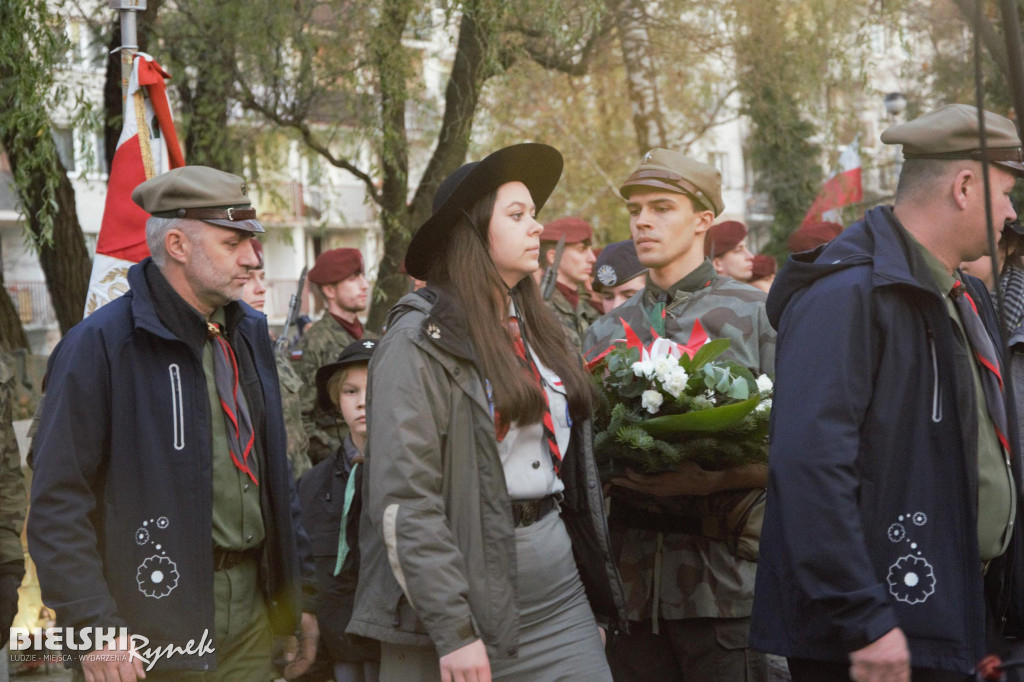Cmentarz Wojskowy - 104. rocznica odzyskania Niepodległości