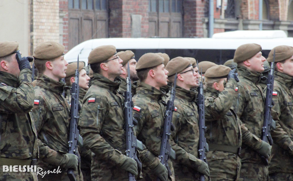 Terytorialsi ze Śląska złożyli przysięgę na placu Ratuszowym