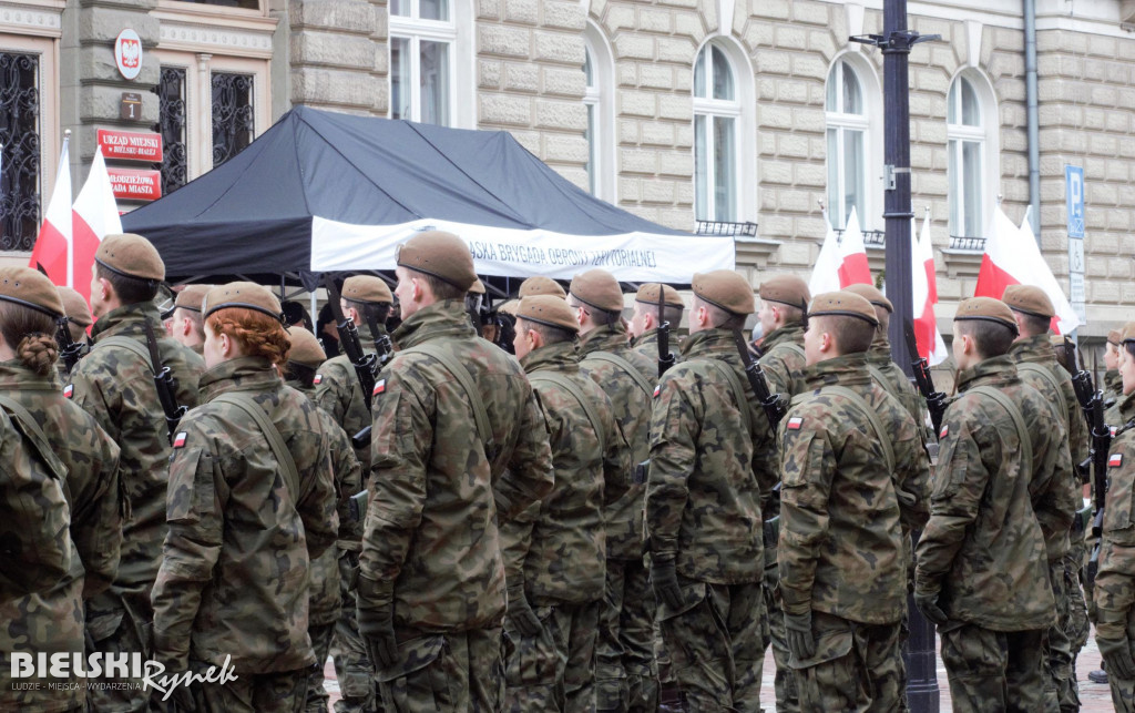 Terytorialsi ze Śląska złożyli przysięgę na placu Ratuszowym
