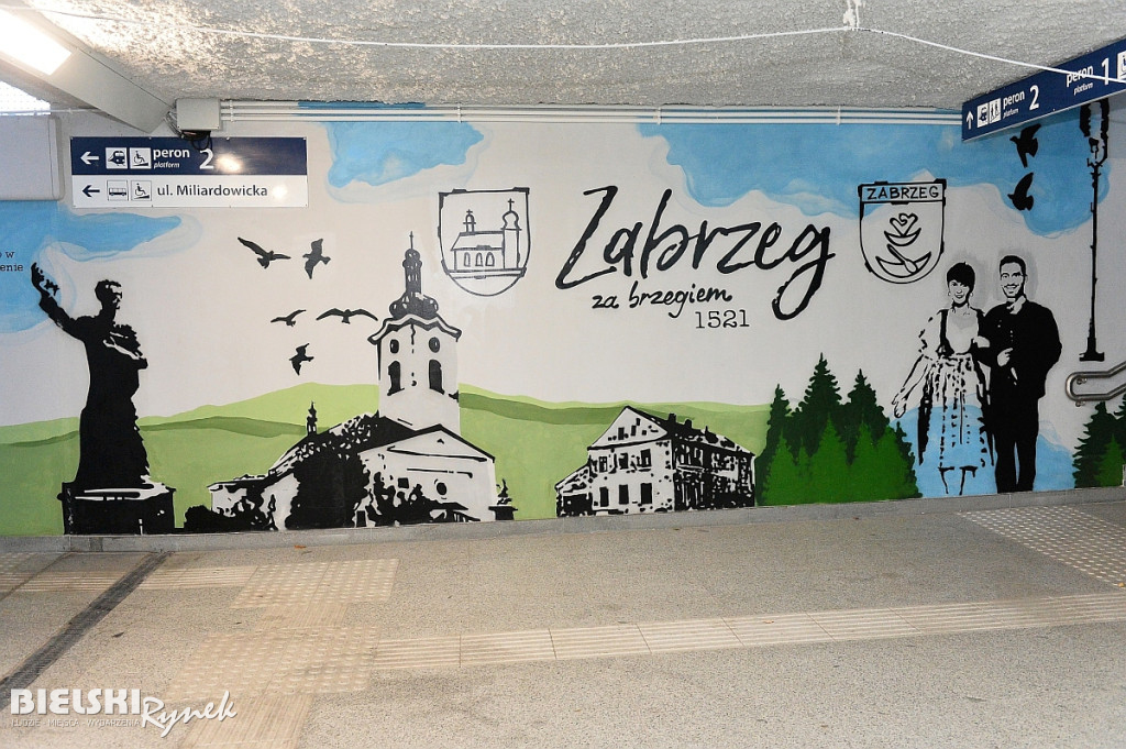 Murale w kolejowych tunelach