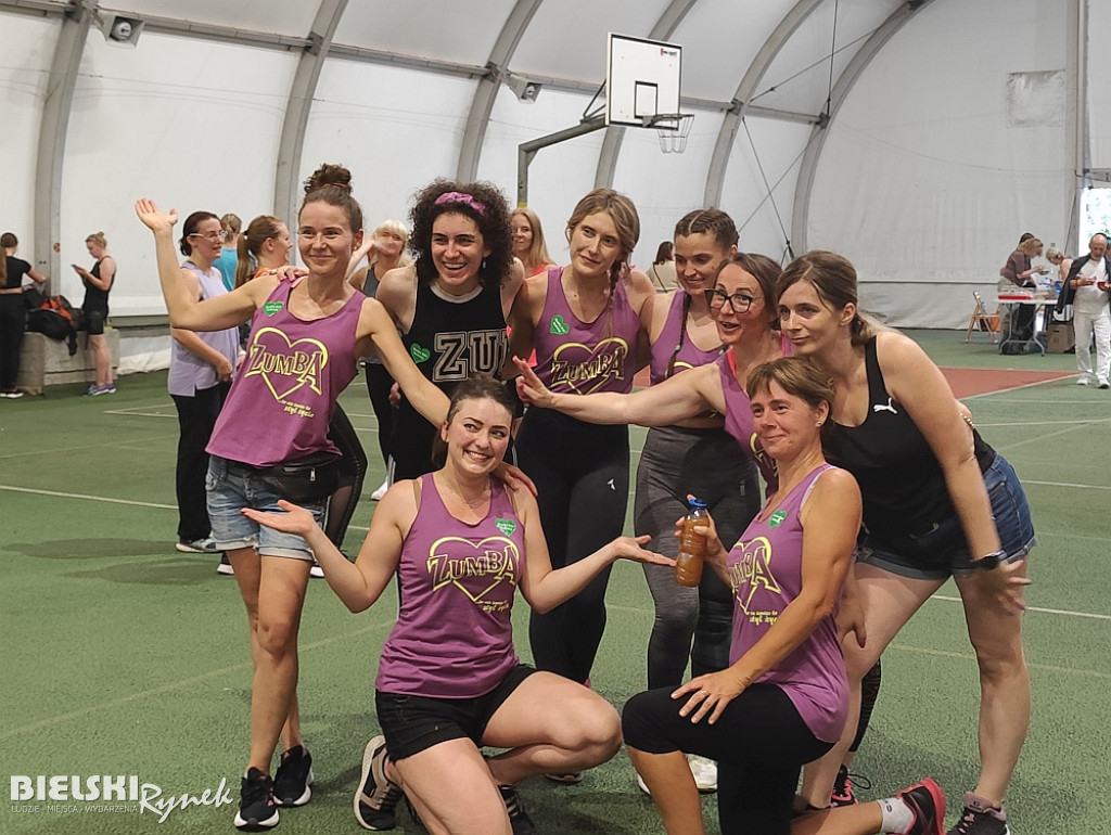 ZUMBA dla Franka Grali w parku Słowackiego