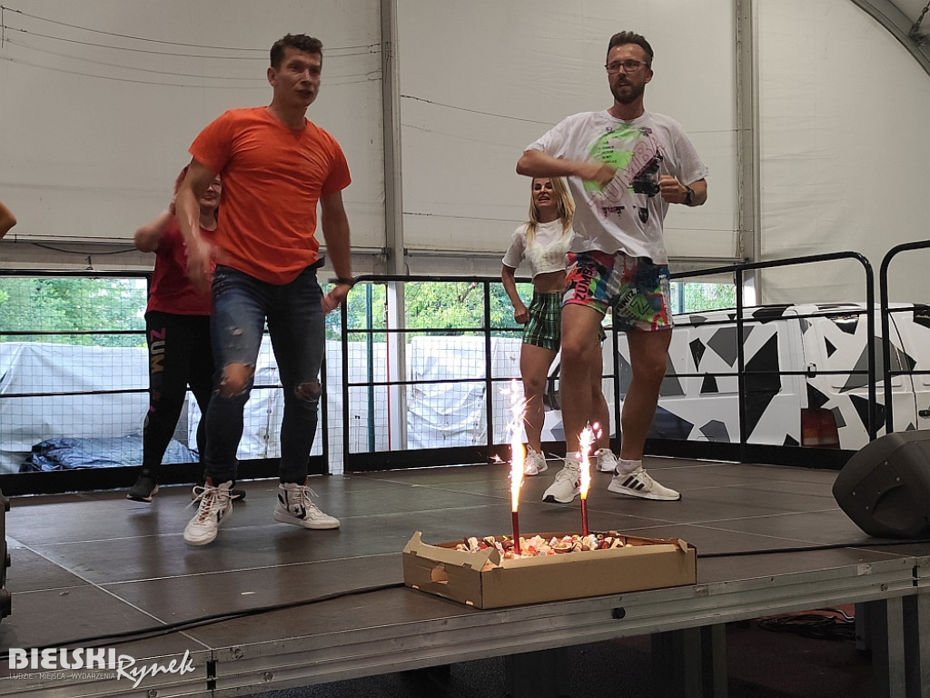 ZUMBA dla Franka Grali w parku Słowackiego