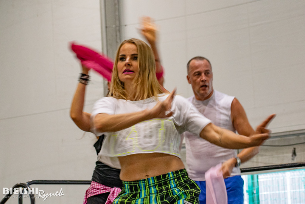 ZUMBA dla Franka Grali w parku Słowackiego