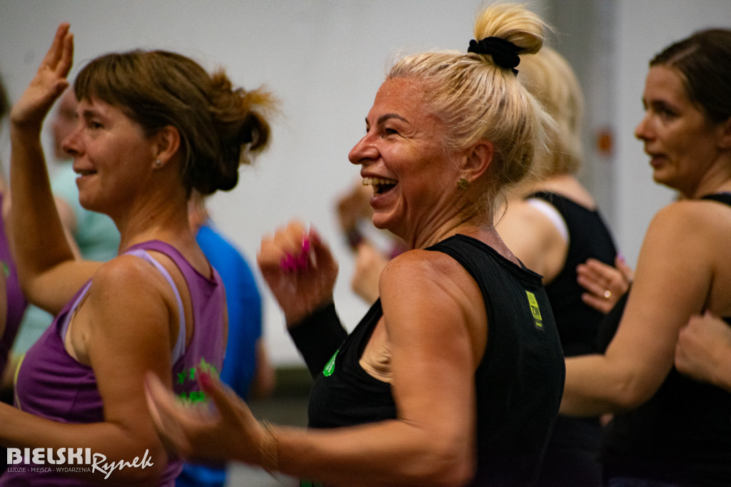 ZUMBA dla Franka Grali w parku Słowackiego