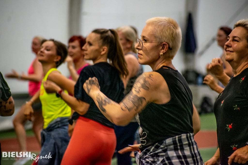 ZUMBA dla Franka Grali w parku Słowackiego
