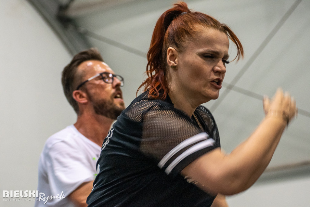 ZUMBA dla Franka Grali w parku Słowackiego