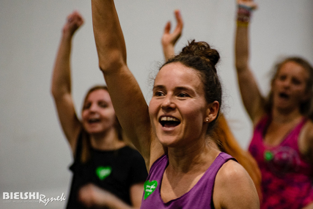 ZUMBA dla Franka Grali w parku Słowackiego