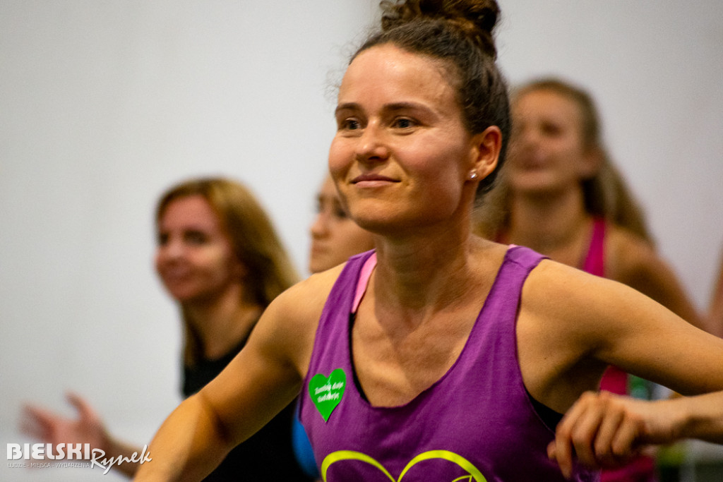 ZUMBA dla Franka Grali w parku Słowackiego
