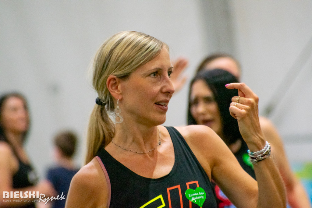 ZUMBA dla Franka Grali w parku Słowackiego