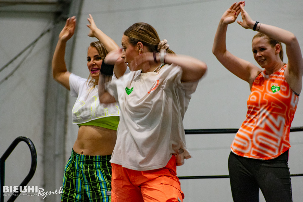 ZUMBA dla Franka Grali w parku Słowackiego