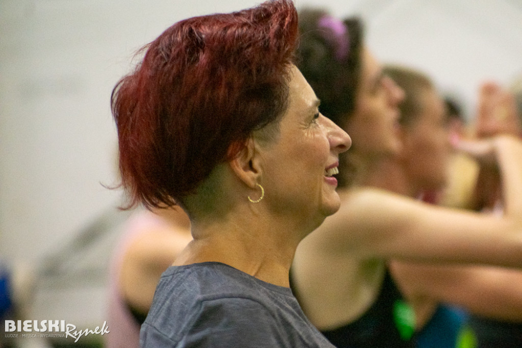 ZUMBA dla Franka Grali w parku Słowackiego