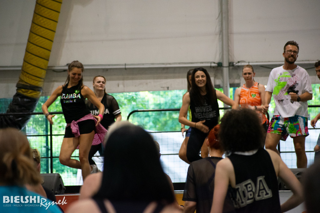 ZUMBA dla Franka Grali w parku Słowackiego