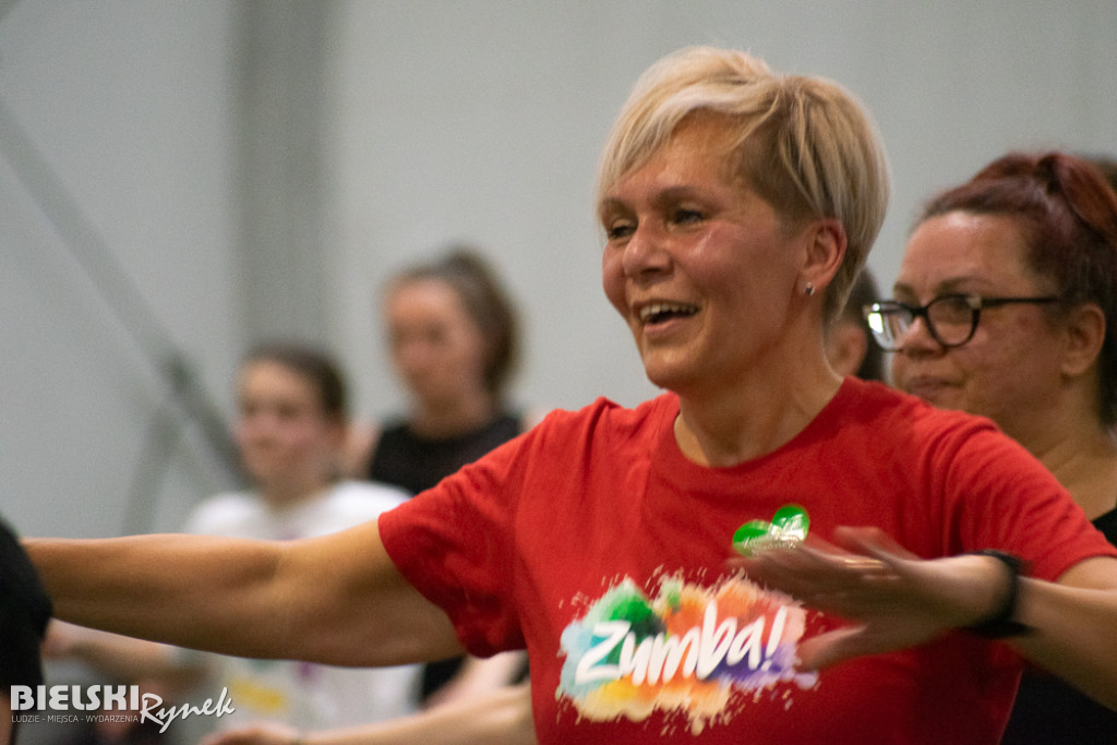 ZUMBA dla Franka Grali w parku Słowackiego