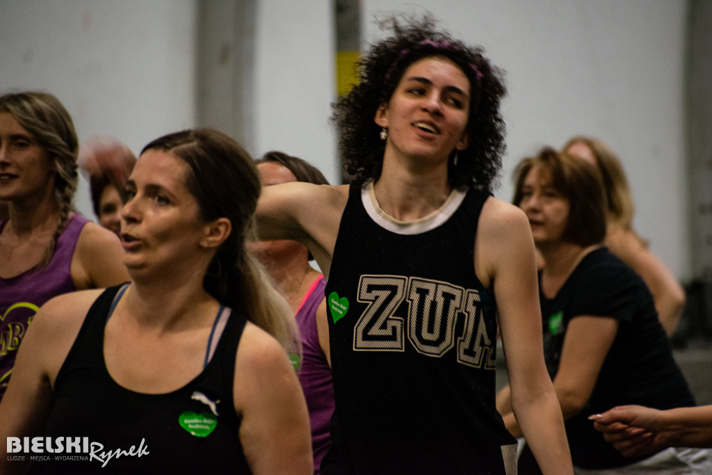 ZUMBA dla Franka Grali w parku Słowackiego