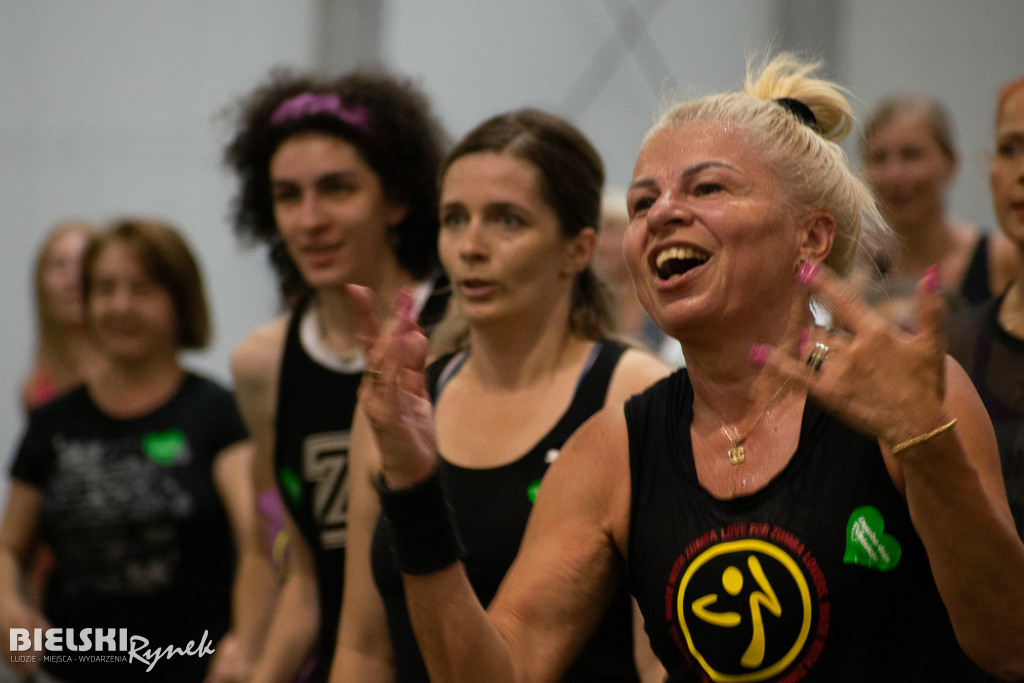 ZUMBA dla Franka Grali w parku Słowackiego