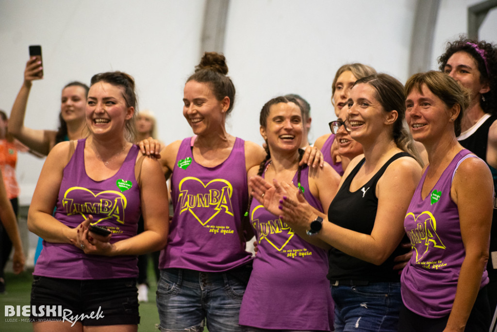 ZUMBA dla Franka Grali w parku Słowackiego