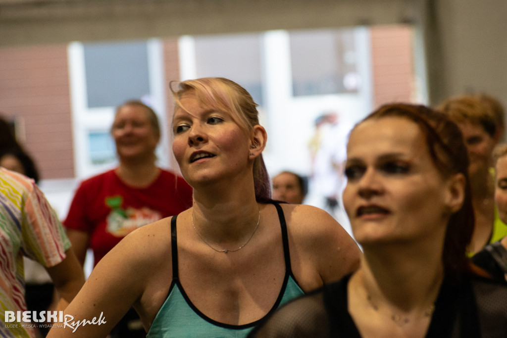 ZUMBA dla Franka Grali w parku Słowackiego
