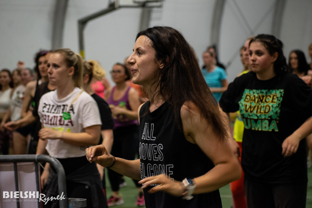 ZUMBA dla Franka Grali w parku Słowackiego
