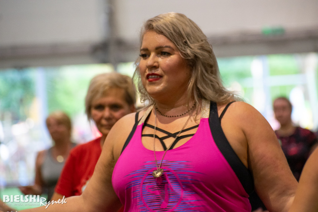 ZUMBA dla Franka Grali w parku Słowackiego