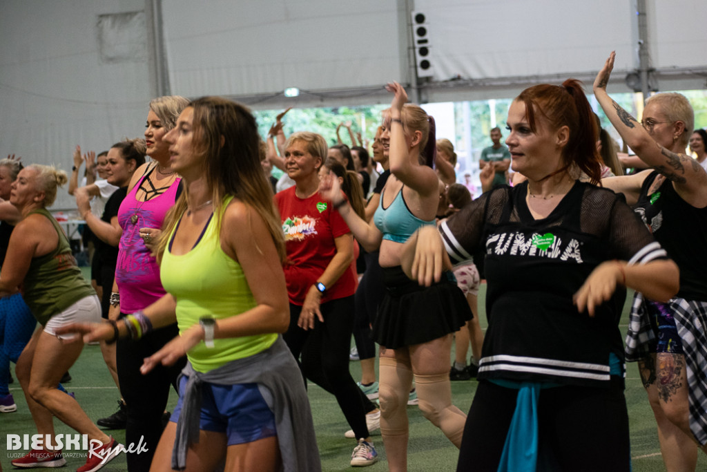 ZUMBA dla Franka Grali w parku Słowackiego