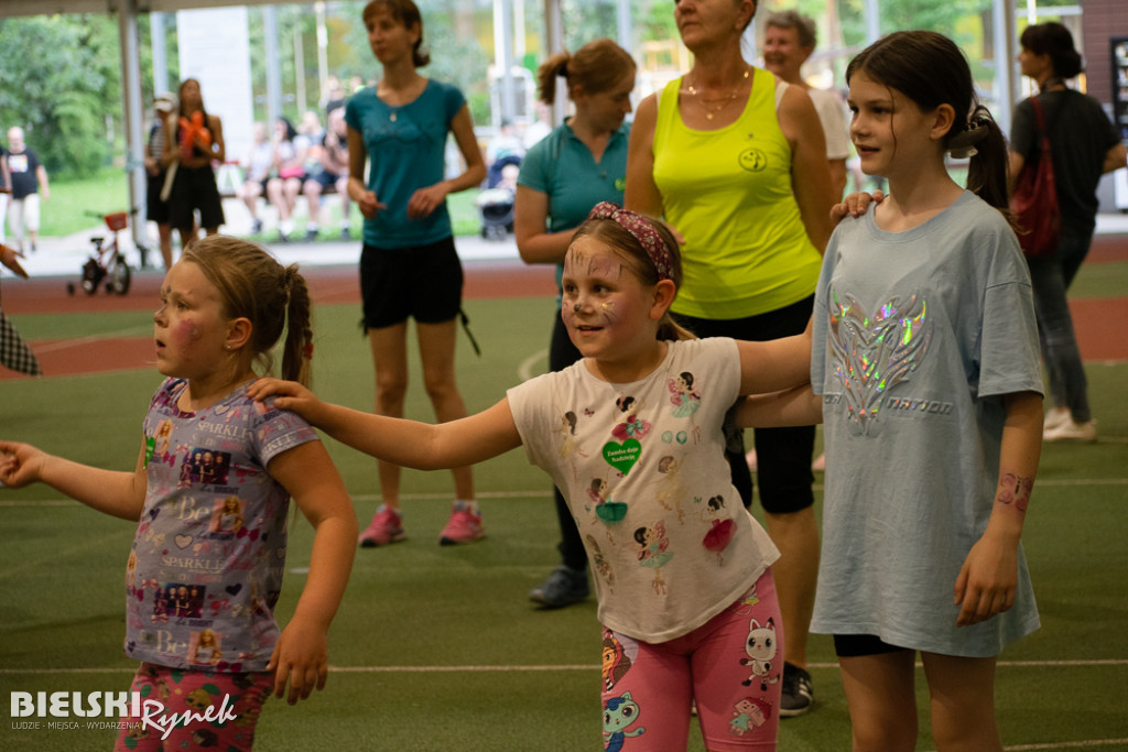 ZUMBA dla Franka Grali w parku Słowackiego