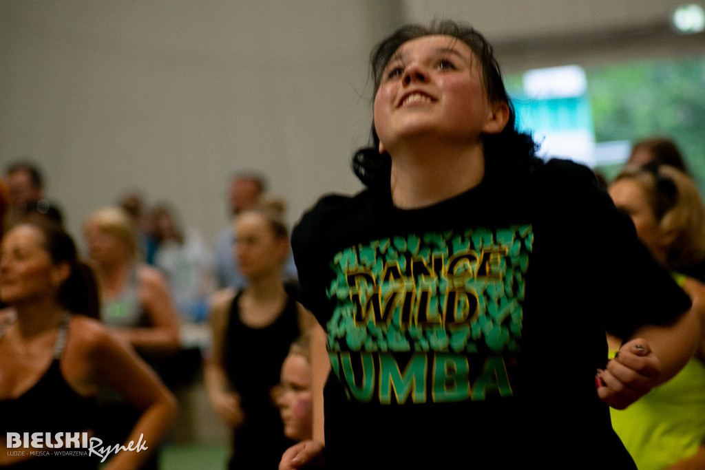 ZUMBA dla Franka Grali w parku Słowackiego