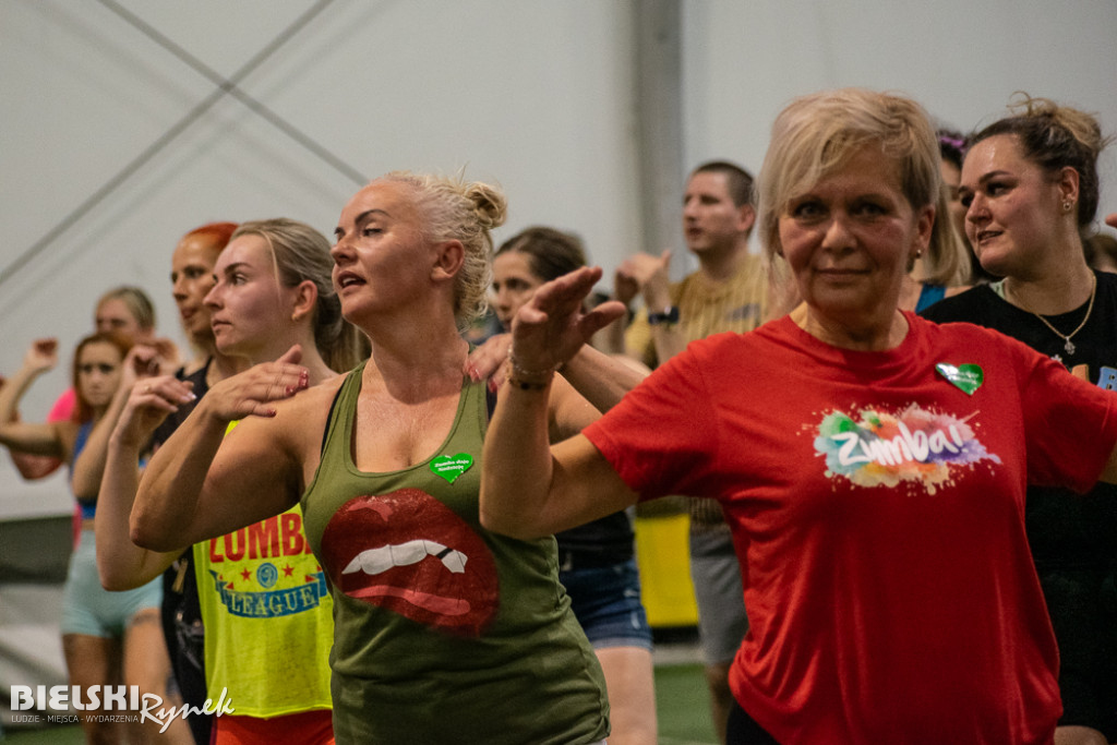 ZUMBA dla Franka Grali w parku Słowackiego