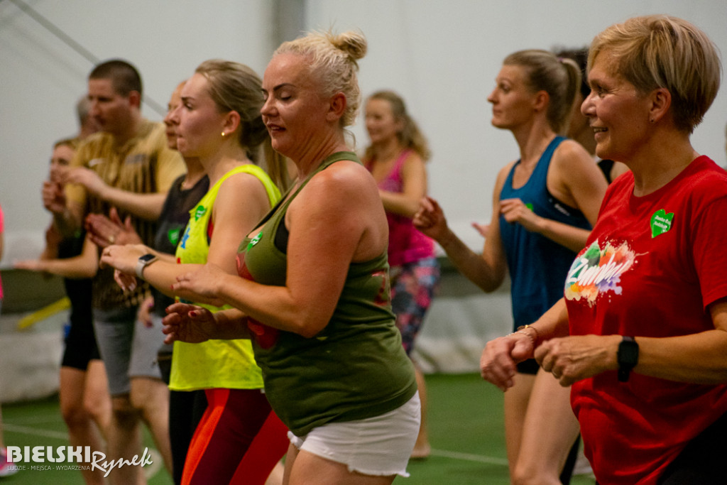 ZUMBA dla Franka Grali w parku Słowackiego