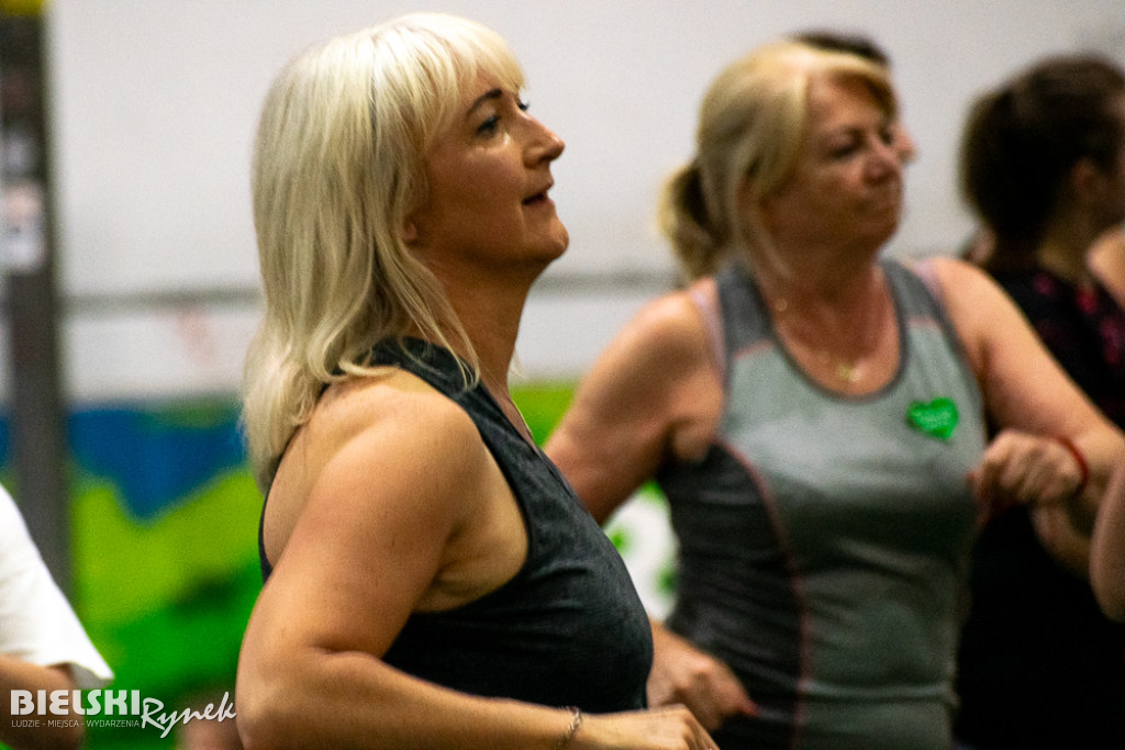 ZUMBA dla Franka Grali w parku Słowackiego