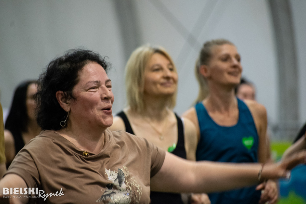 ZUMBA dla Franka Grali w parku Słowackiego