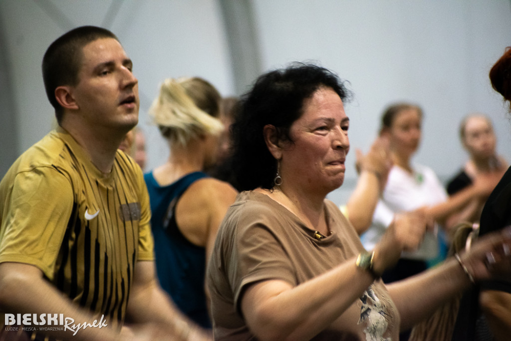 ZUMBA dla Franka Grali w parku Słowackiego