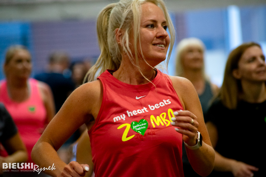 ZUMBA dla Franka Grali w parku Słowackiego