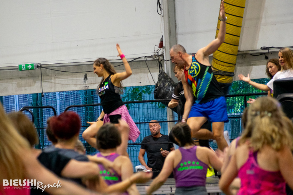 ZUMBA dla Franka Grali w parku Słowackiego
