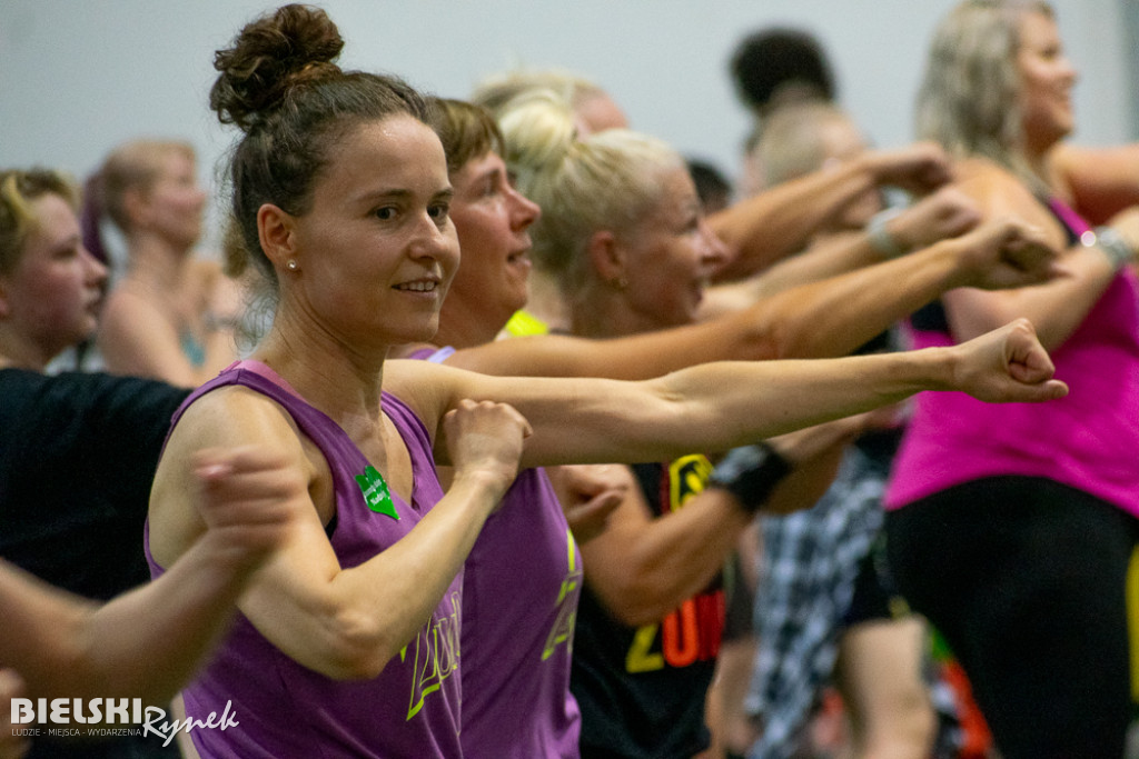 ZUMBA dla Franka Grali w parku Słowackiego