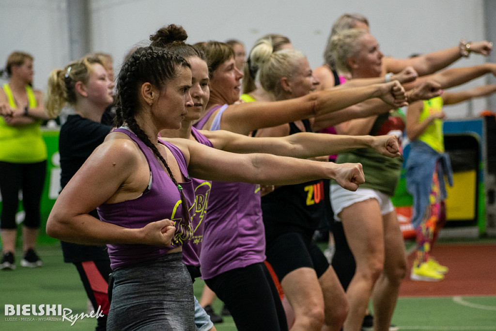 ZUMBA dla Franka Grali w parku Słowackiego