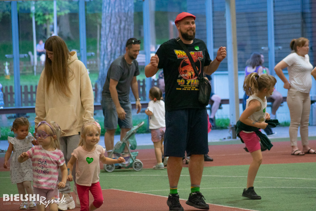 ZUMBA dla Franka Grali w parku Słowackiego
